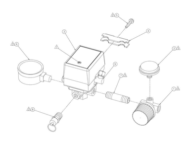 Section_2 Diagram and Parts List for LA1983012  Powermate Compressor