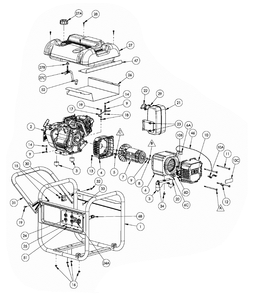 Section_1 Diagram and Parts List for PC0435003  Powermate Generator
