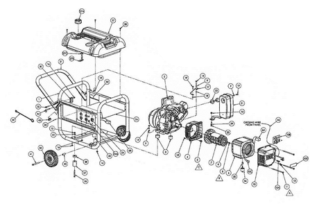 Part Location Diagram of 0062466 Powermate Connector Plug