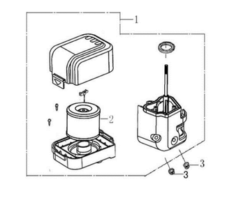 Section_14 Diagram and Parts List for PRTT196E  Powermate Tiller