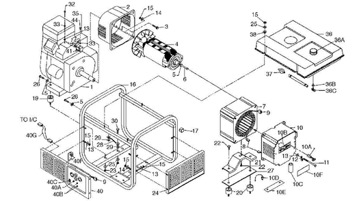 Part Location Diagram of 0049472 Kawasaki TANK Assembly,FUEL