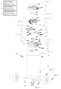 Section_1 Diagram and Parts List for VLH158260901  Powermate Compressor