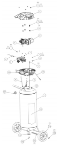 Section_1 Diagram and Parts List for VLK1382209  Powermate Compressor