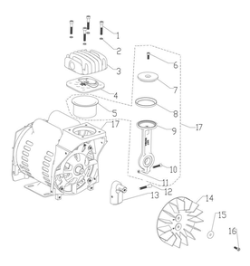 Section_2 Diagram and Parts List for VPF1580719  Powermate Compressor