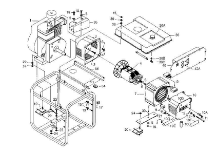 Part Location Diagram of 0048837 Kawasaki CAP,PLASTIC