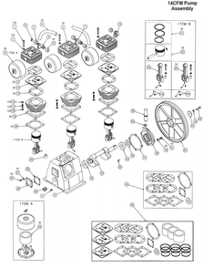 Section_2 Diagram and Parts List for SLA8046065  Powermate Compressor