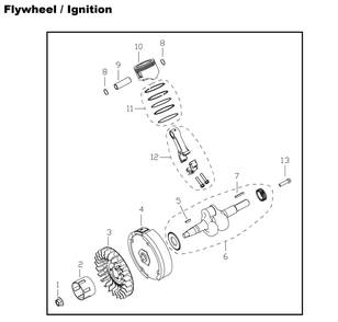 Section_12 Diagram and Parts List for PRTT212  Powermate Tiller