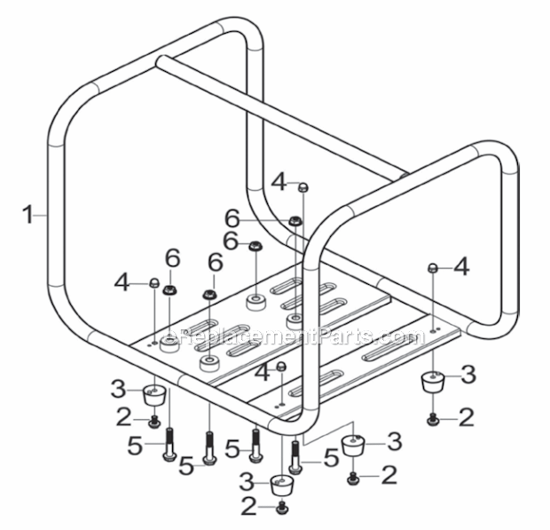 Page B Diagram and Parts List for PP0100365  Powermate Generator