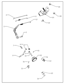 Centrifugal Governor Assembly Diagram and Parts List for P-WLE-1639  Powermate Edger