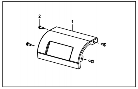Inspection Plates Diagram and Parts List for PFTT142  Powermate Tiller