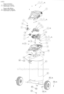 Page A Diagram and Parts List for 99007  Powermate Compressor