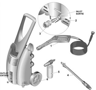 Part Location Diagram of 118-0033 Powermate Water Inlet Filter Screen