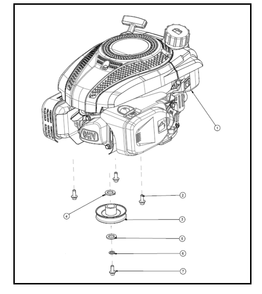 Engine Assembly Diagram and Parts List for PWFT15022  Powermate Hedge Trimmer