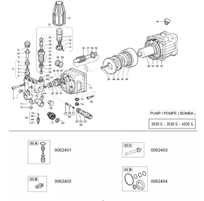 Section_2 Diagram and Parts List for PW0923200  Powermate Pressure Washer