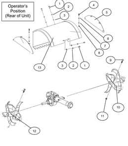 Section_4 Diagram and Parts List for PRTT196E  Powermate Tiller