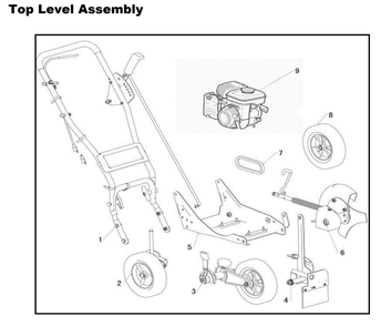 Section_1 Diagram and Parts List for PWLE07991  Powermate Edger