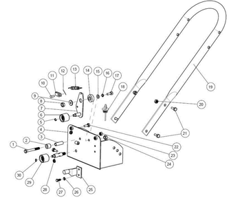 Section_3 Diagram and Parts List for PRTT196E  Powermate Tiller
