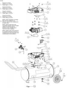 Section_1 Diagram and Parts List for VPK1381509  Powermate Compressor