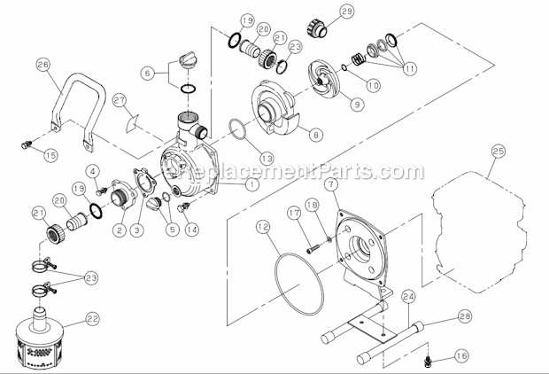 Page A Diagram and Parts List for PP0100381  Powermate Generator