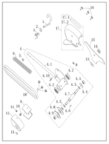 Part Location Diagram of A100498 Powermate Bearing, 6203-2rs/gb/t276-1994