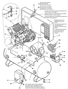 Section_1 Diagram and Parts List for H9919946  Powermate Compressor