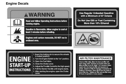 Section_18 Diagram and Parts List for PRTT196E1  Powermate Tiller