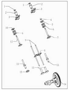 Part Location Diagram of A101142 Powermate Rod, Connecting
