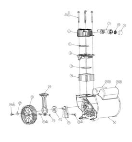 Section_3 Diagram and Parts List for LA1983012  Powermate Compressor