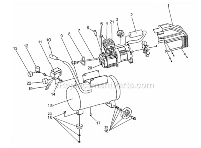 Part Location Diagram of 031-0080 Powermate Check Valve