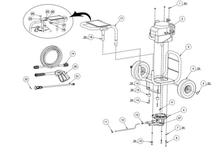 Section_1 Diagram and Parts List for PW0872201  Powermate Generator