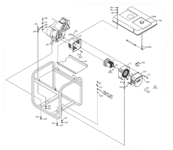 Section_1 Diagram and Parts List for PC0523202  Powermate Generator