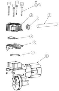 Part Location Diagram of 043-0190 Powermate Valve Plate Assembly