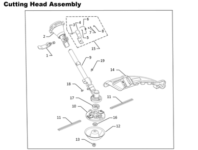 Section_6 Diagram and Parts List for PWSTM43172  Powermate Trimmer