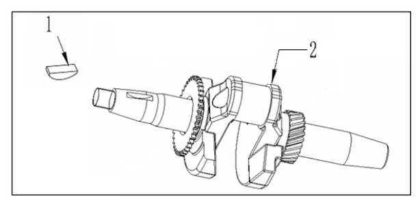 Part Location Diagram of A200193 Southland Crankshaft