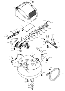 Section_1 Diagram and Parts List for VNF1080620  Powermate Compressor