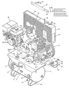 Part Location Diagram of 098-1022 Powermate Caution Label