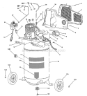 Page A Diagram and Parts List for L0504013  Powermate Compressor