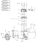 Part Location Diagram of 166-0112 Powermate Start Capacitor, 6 Peak Hp