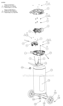 Page A Diagram and Parts List for LA1581209  Powermate Compressor