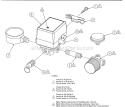 Page C Diagram and Parts List for LA1883054  Powermate Compressor