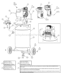 Page A Diagram and Parts List for LA1982012  Powermate Compressor