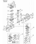 Page B Diagram and Parts List for LA7006056  Powermate Compressor
