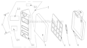 Part Location Diagram of A100631 Powermate Air Cleaner Element