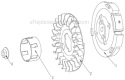 Fuel Tank Assembly Diagram and Parts List for P-WLE-0799-F2N  Powermate Edger