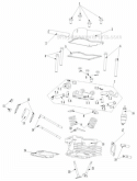 Crankcase Assembly Diagram and Parts List for P-WLE-0799-F2N  Powermate Edger