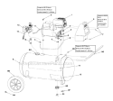 Page A Diagram and Parts List for P0502010  Powermate Compressor