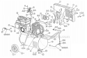 Page A Diagram and Parts List for P559201601  Powermate Compressor