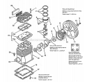 Page B Diagram and Parts List for P559201601  Powermate Compressor