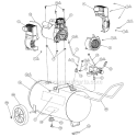 Page A Diagram and Parts List for PA0601512  Powermate Compressor