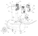 Page A Diagram and Parts List for PA1982012  Powermate Compressor